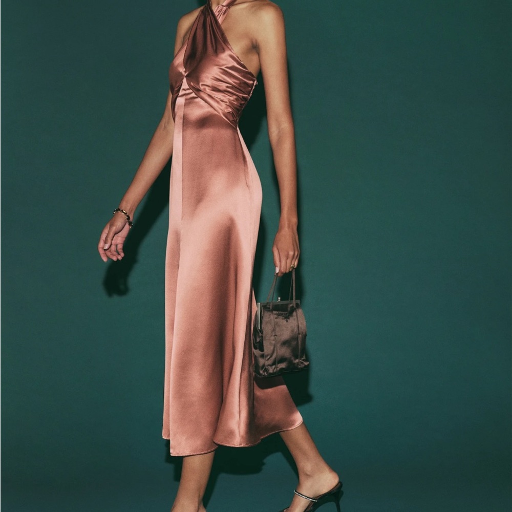 Reformation Silk Dress